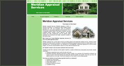 Desktop Screenshot of meridianappraisalservices.com